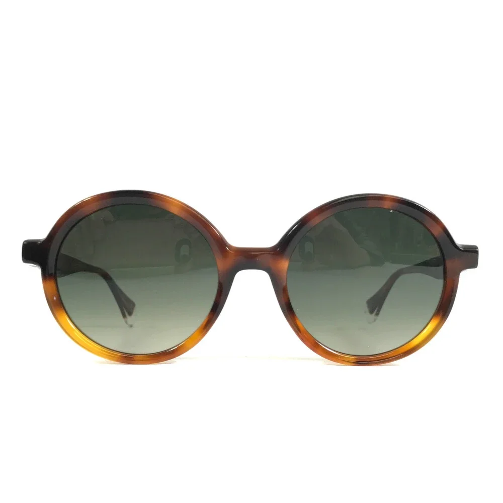 Gigi Studios Sunglasses ISIDORA 6974/2 Tortoise Frames w/ Gradient Green Lenses